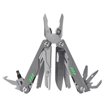 DAKOYU Titanium Alloy Handle, High Hardness EDC Multifunctional Folding Pliers Combination Tool, Outdoor Equipment, Portable 1