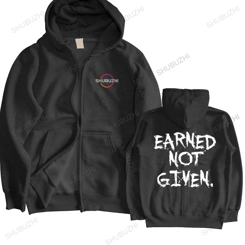 

Men zipper Tops Earned Not Given Men's jacket . Mens Workou long sleeve . Mens Gym . Mens Fitness . Earned . Swole