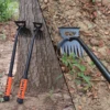 5/6/8/11 Teeth Carbon Steel Garden Hand Rake,2 In 1 Agricultural Manual Weeding Tools for Yard,Multifunction Gardening Hoe Rake