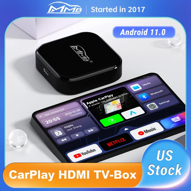CarPlay sans Fil Adaptateur pour iPhone, Adaptateur CarPlay sans Fil  Convertit CarPlay Filaire en CarPlay sans Fil Compatible avec Voitures  Après 2017 : : High-Tech