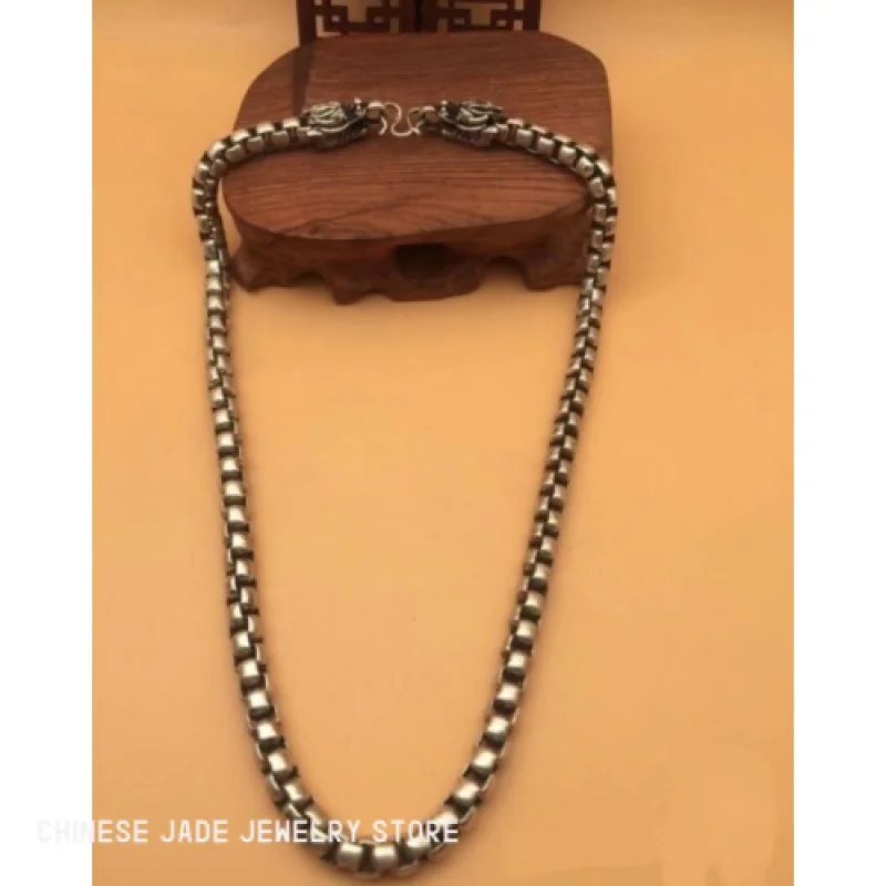 

Коллекция ранней стадии Miao Серебряный кран ручной резьбы высшего качества ожерелье