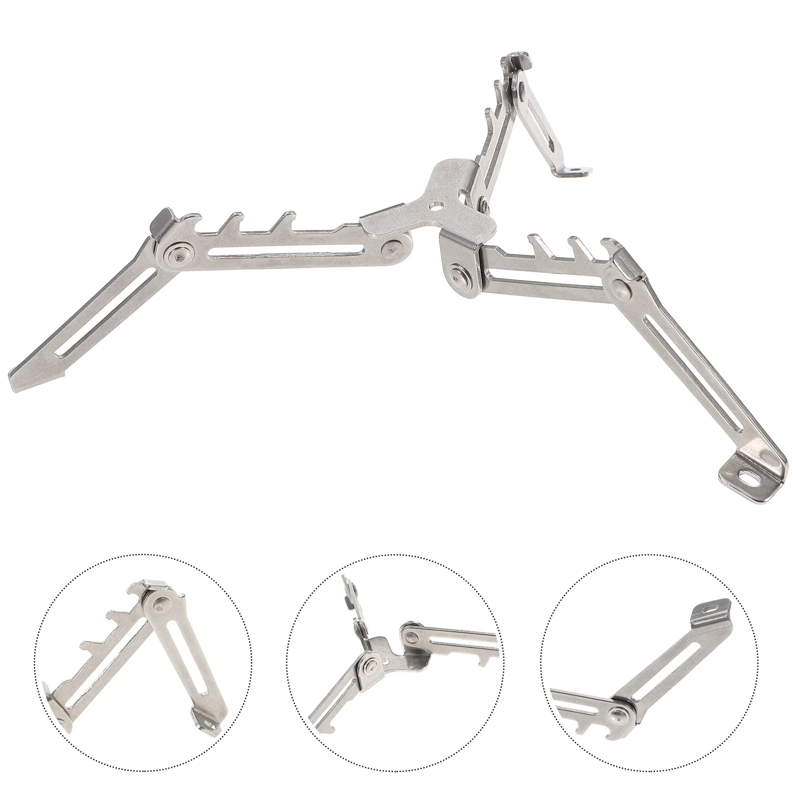 

Gas Tank Bracket Fuel Can Stand Camping Tripod Fold Picnic Holder Accessory Outdoor Aluminum Alloy
