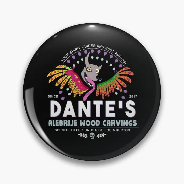 

Dantes Alebrije деревянные рельефные мягкие пуговицы булавки Забавный подарок лацкан Декор воротник для влюбленных женщин модный металлический мультяшный милый креативный
