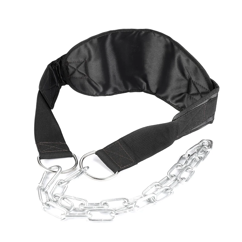 Fitness Dip Belt with Heavy Duty Steel Chain Double Stitching Weightlifting Bodybuilding Belt Weightlifting Bodybuilding 4