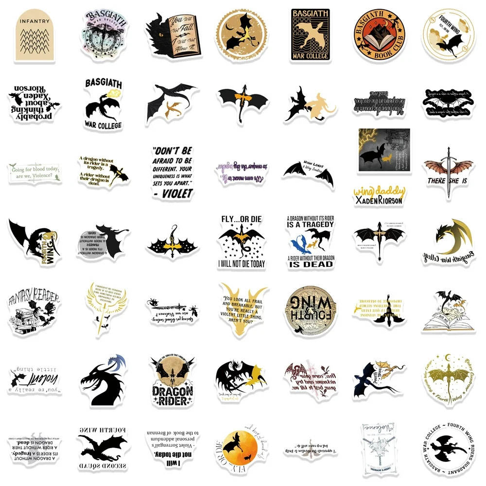 Novel Dragon-Themed Waterproof Graffiti Stickers for Notebooks, Luggage, and Phones