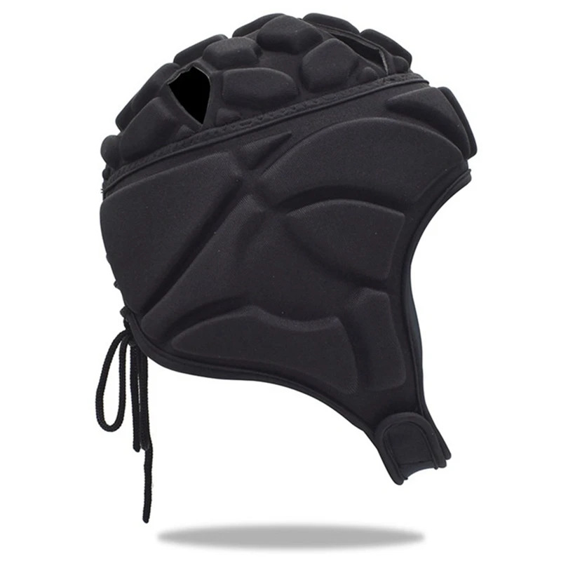 Rugby Helmet Head Guard Football Goalkeeper Head Protector Cap EVA Shockproof Headgear Soccer Goalie Headguard Hats Adult Kids