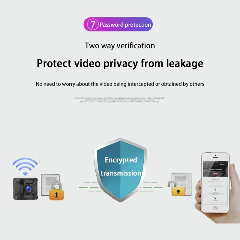 Mini Camera Wireless WiFi HD 4K Connection Phone Remote Plug in Free Monitor Night Vision Micro Camera Security Home Defense 3