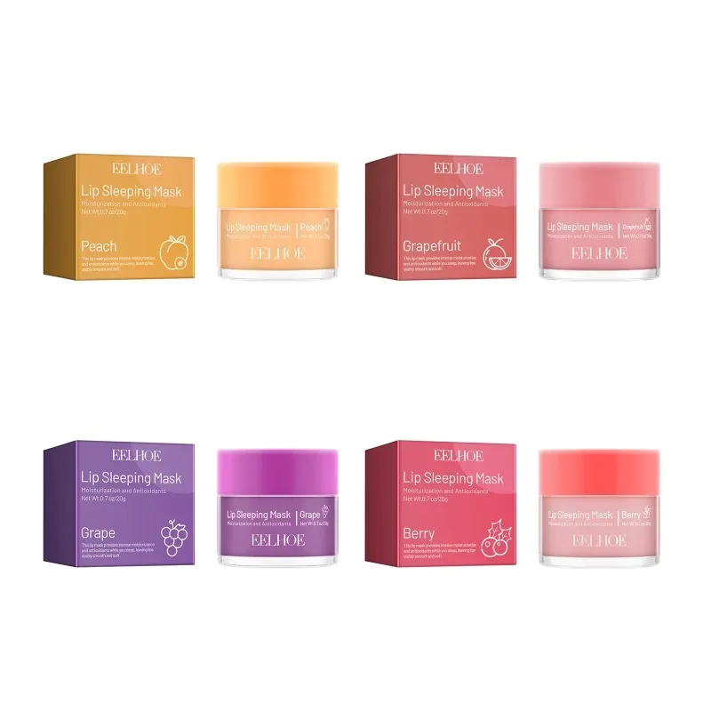 Natural Plant Lip Balm Moisturizing Lip Mask Lipsticks Base Anti-Cracking Oil Korean Cosmetics