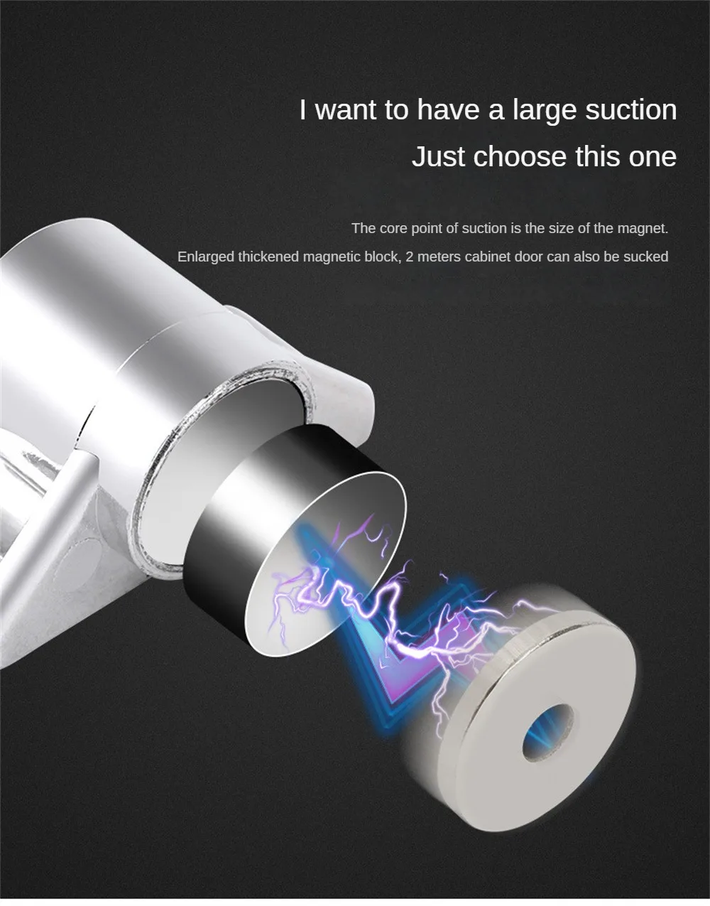 Description Picture 5 of item4pcs kitchen Magnet Pantry Cabinet Door Catch Magnetic Furniture Door Stopper Closer Strong Powerful Neodymium Magnets