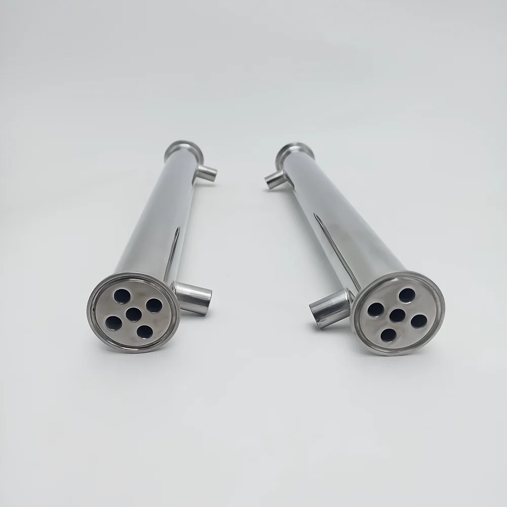 Condenser 1.5 Inches Height 400mm Inside 5 Tubes For Moonshine Distillation Colum