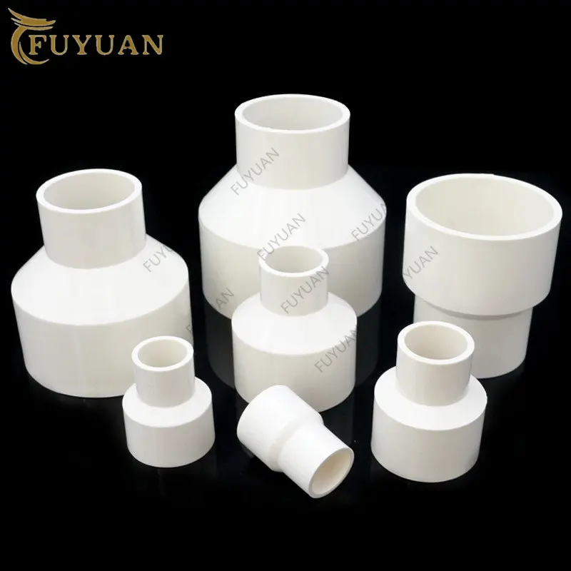 PVC Reducing Socket Metric Solvent Weld Pressure Pipe Fitting Connector Aquarium Irrigation 1Pcs 20/25/32/40/50/63/75/90/110mm pipe fitting,hose pipe fitting