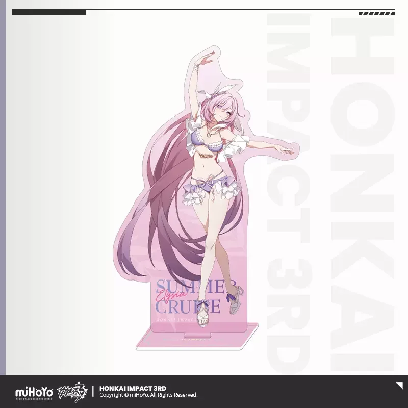 Фото Sunsyea Honkai Impact 3rd официальный Merch miHoYo оригинальная аутентичная Летняя серия акриловая стойка Misfeln Bronya Elysia Kiana Mei №3