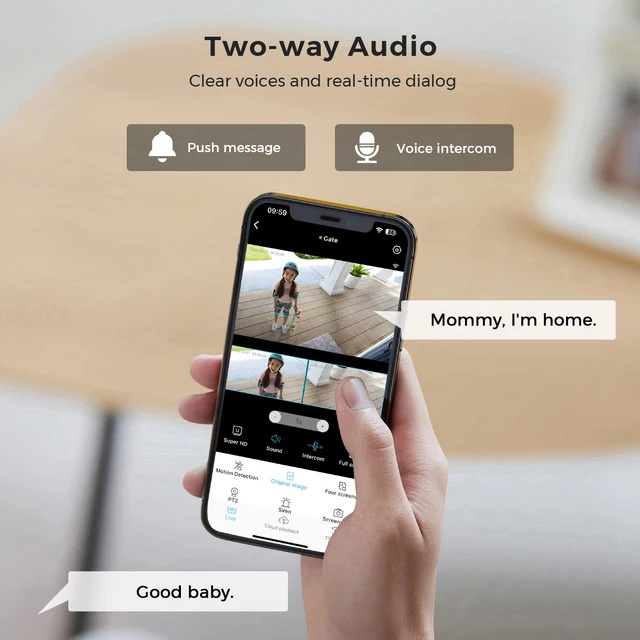 BESDER 15MP Wifi Camera Outdoor Auto Tracking Multi Screens 5X Digital Zoom PTZ Security Protection CCTV Surveillance O-Kam Pro 6