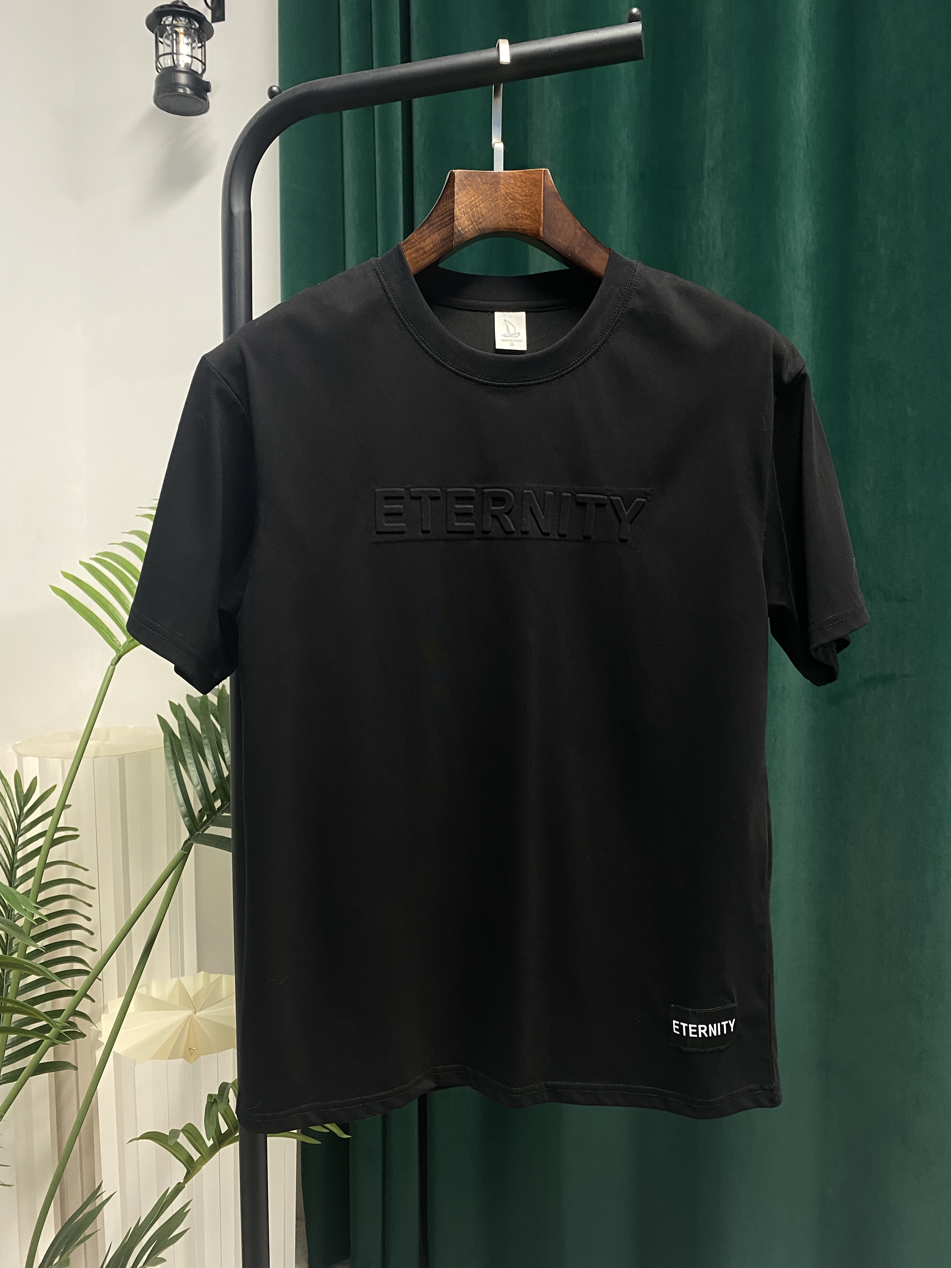 Eternity Brand New 100 Cotton Men's T-shirt Short-sleeve Man Free ironing shirt Short Sleeve Men t shirt T-shirts For Male Tops