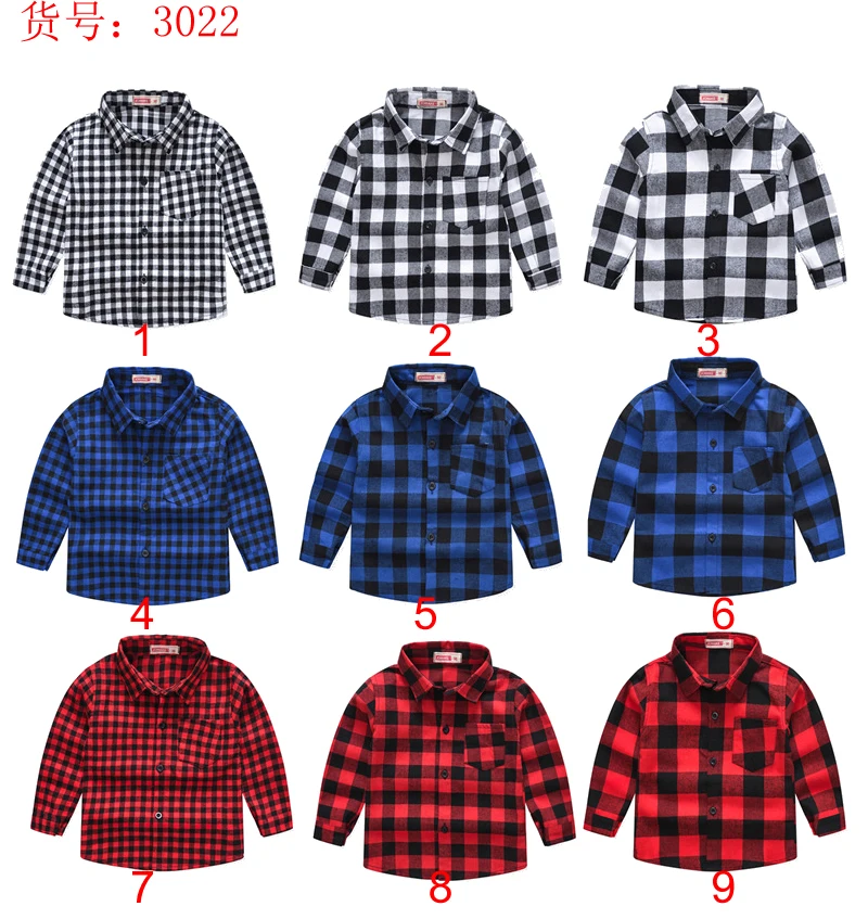 Kids Woolen Checkered Shirt 1