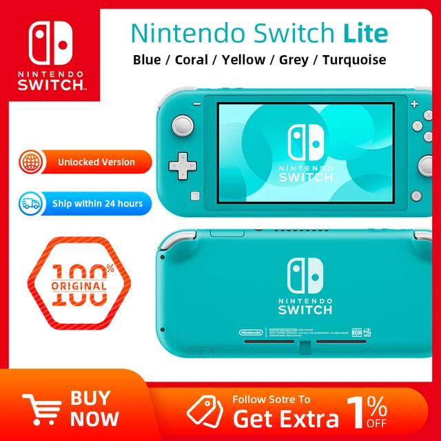 Nintendo Switch Lite Yellow 5.5 inch LCD Touch Screen 32GB Built-in +  Control Pad Compatible All Nintendo Switch Games