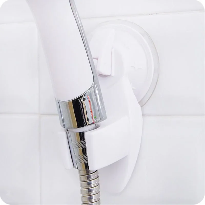 

1Pcs Bathroom Movable Bracket Powerful Suction Shower Seat Chuck Holder Strong Attachable Shower Head Holder Dropshipping