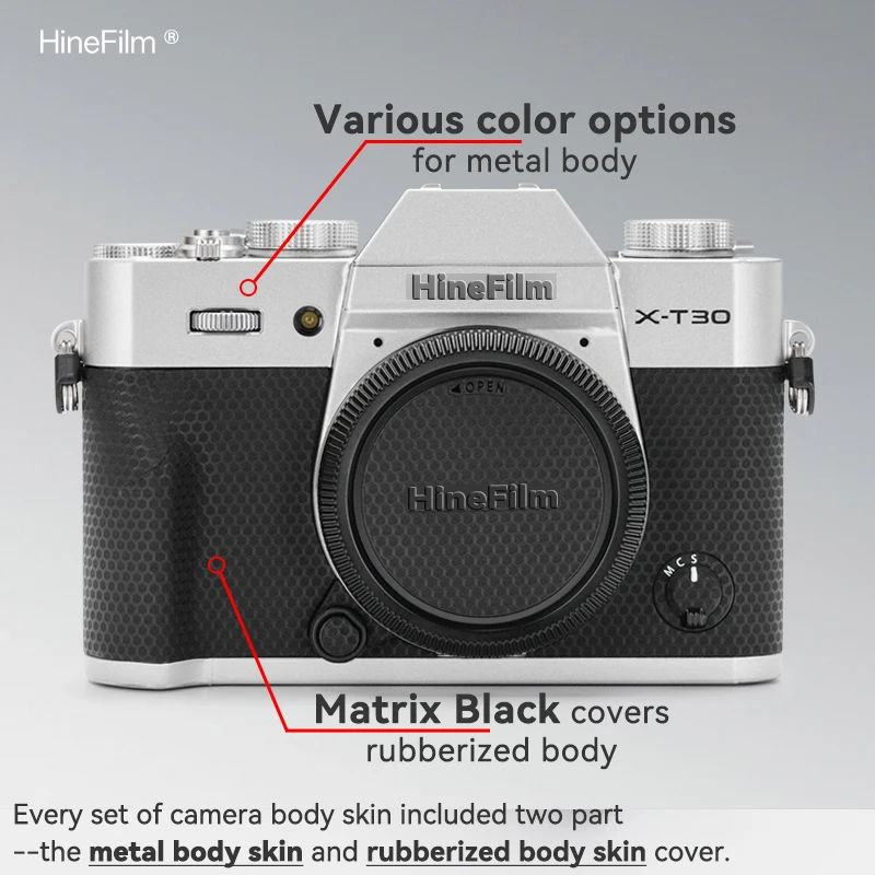 후지필름 X-T30III 카메라용 히네필름 스킨 데칼 스킨 랩 커버 후지 XT30III 카메라 스티커 XT30 III 보호 커버 필름