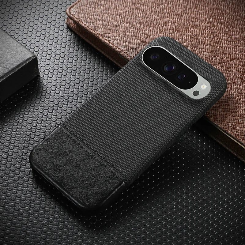 Luxury Matte Cotton Linen Soft Leather Phone Case - Frameless Anti-Fingerprint Shockproof Cover