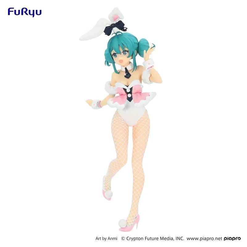 

Оригинальная аниме, FuRyu VOCALOID Hatsune Miku, модель Miku с розовыми кроличьими ушками, 28 см, фигурка модели, игрушки для девочек, подарок