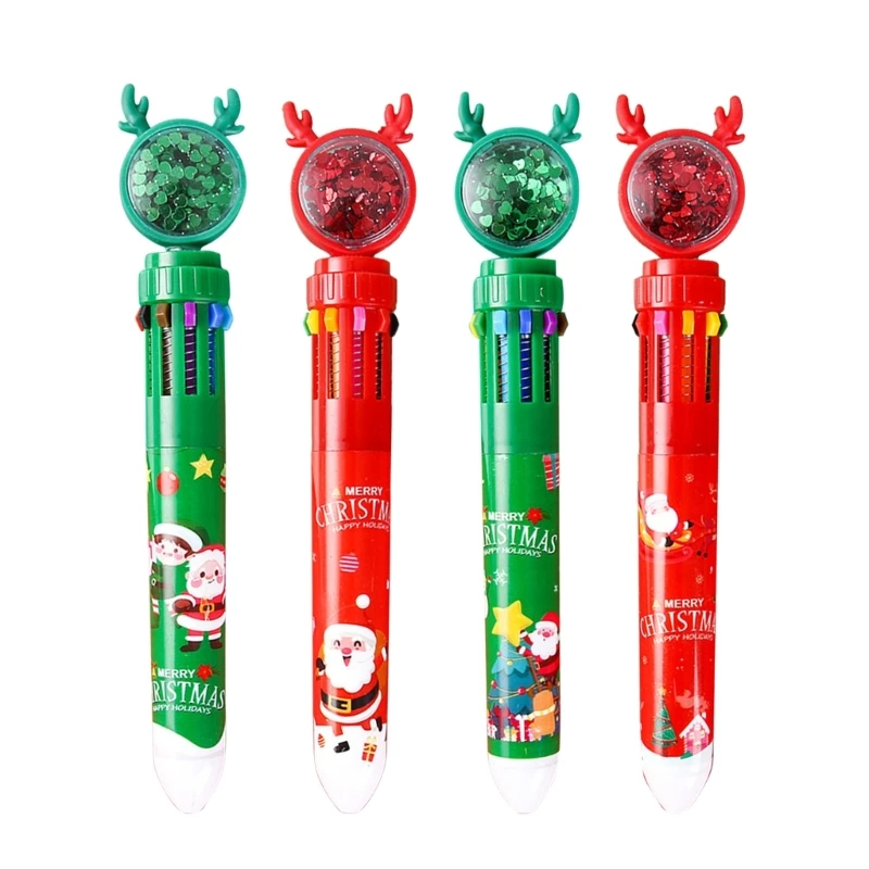 Рисунок 4 - рождественская шариковая ручка с блестками