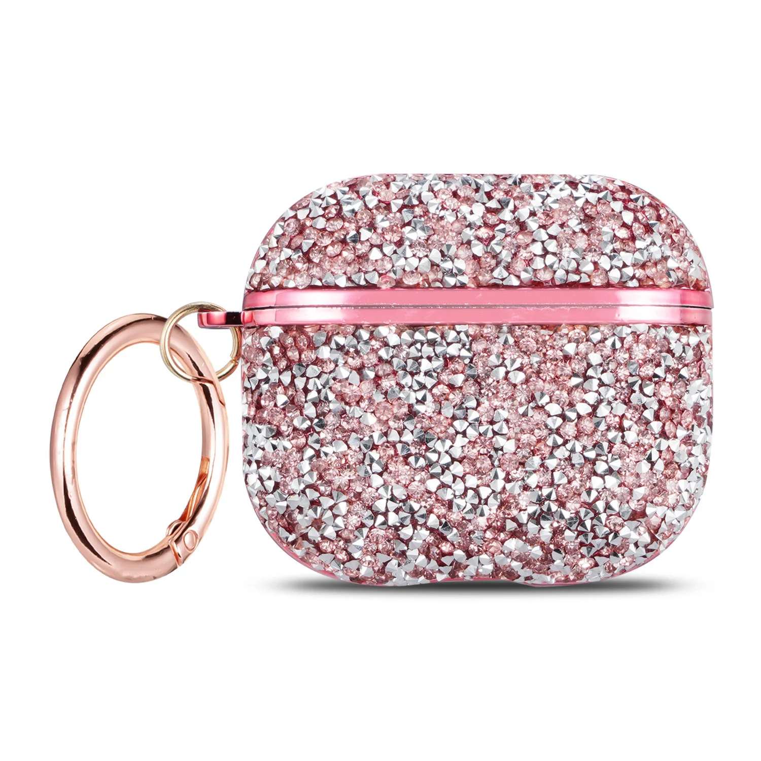 Crystal Diamond Shiny Headphone Case - Hard Portable Bag