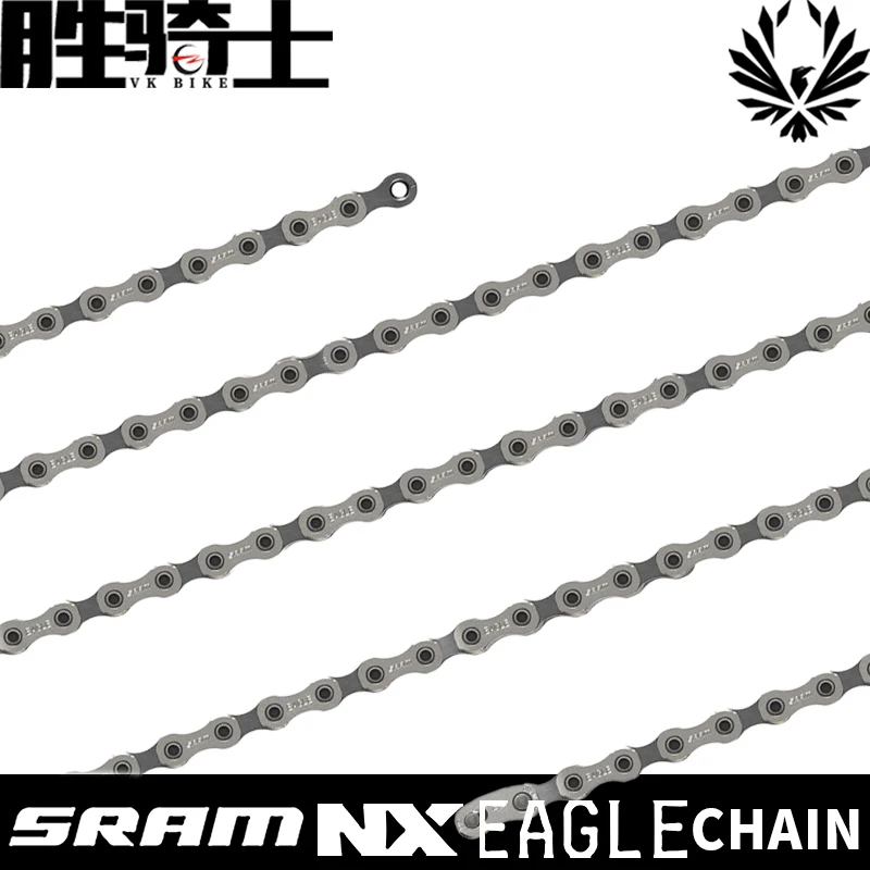 Sram  Nx  Eagle 1X12S 12S 12V 12 Speed Mtb Bicycle Mountain Bike Chain With Original 126L Links With Power Lock Link