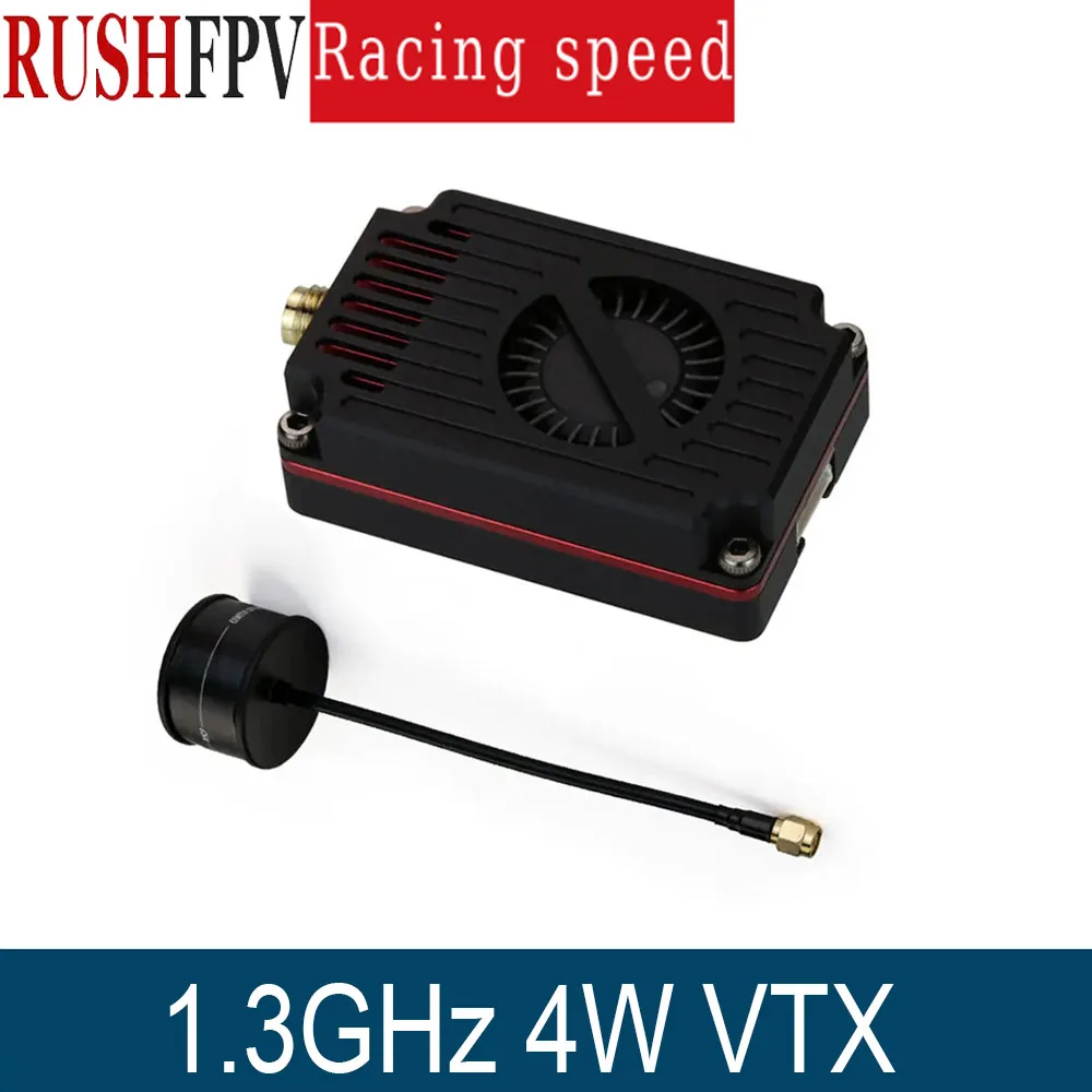 เครื่องส่งสัญญาณวิดีโอโดรน FPV ความถี่ 1.3GHz กำลังส่ง 4W