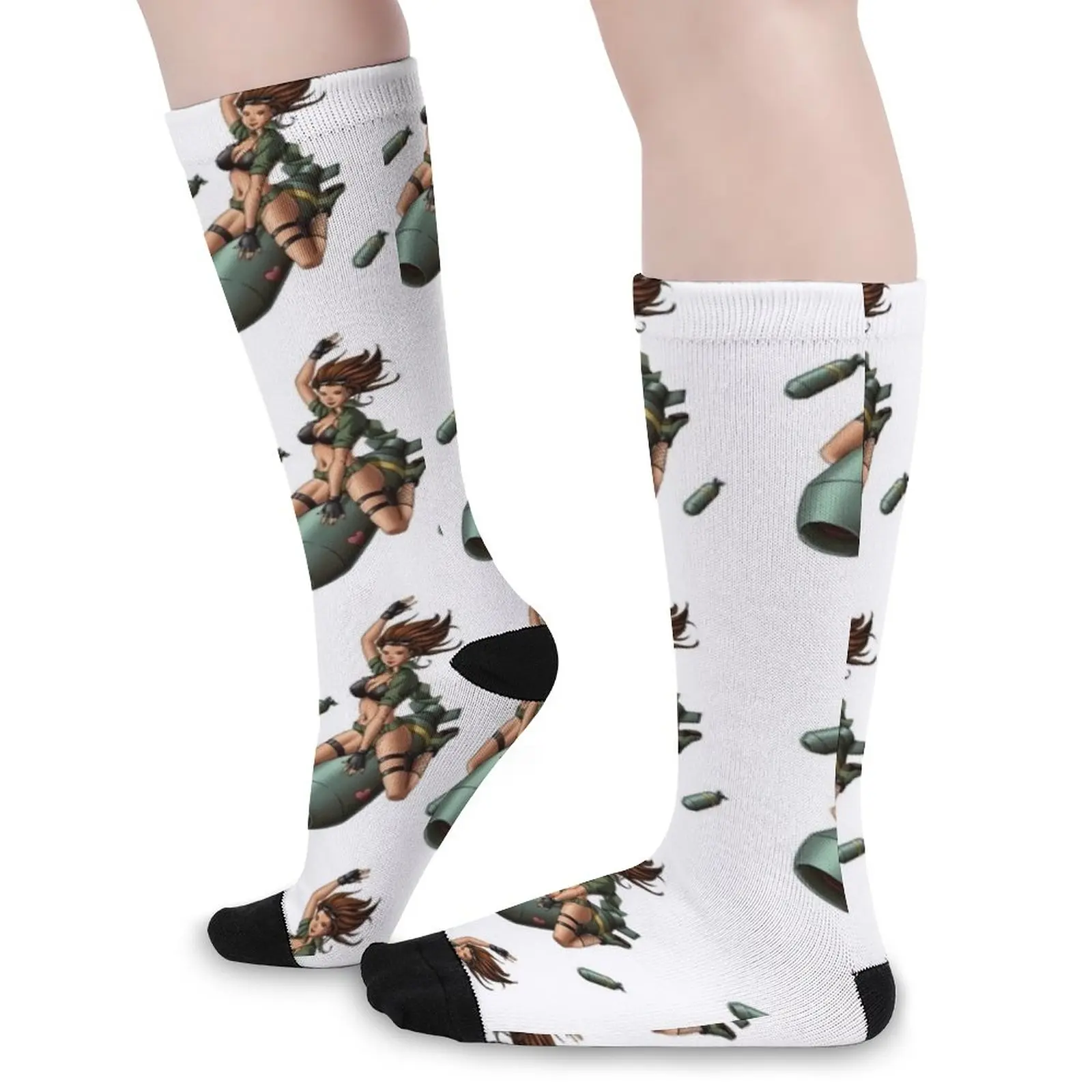Pin up bomber Socks men gifts socks ladies Stockings