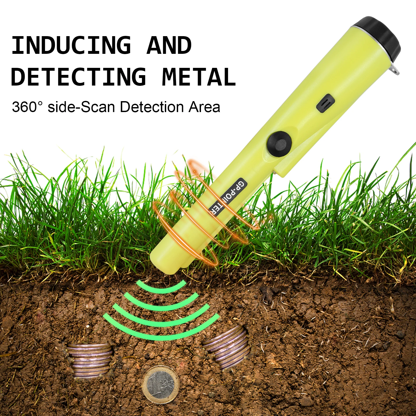 Handheld GP-Pointer Metal Detector High Sensitivity Portable