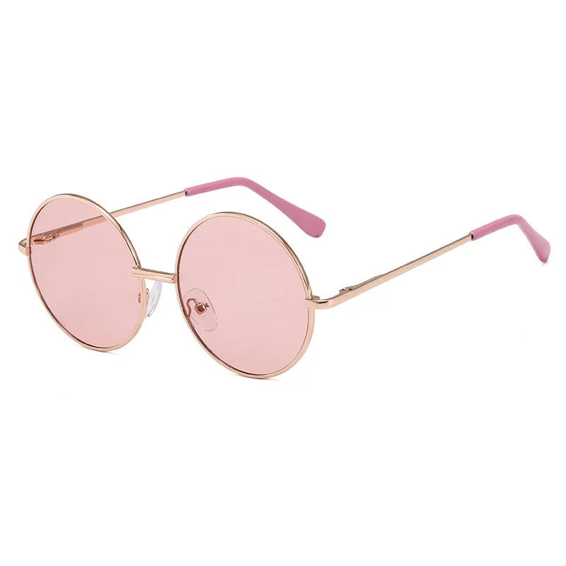 Children's Metal Frame Round SunglaSSeS Simple Anti Ultraviolet Tide Children's Glasses