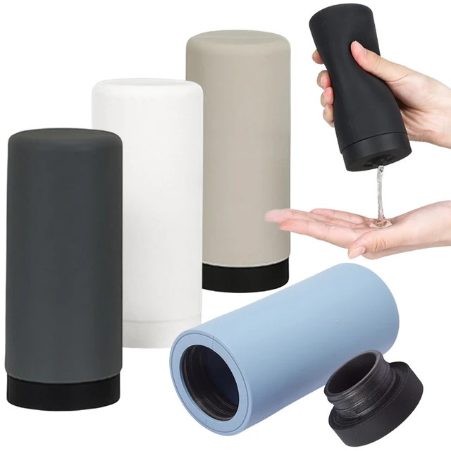 อ่างล้างจานเครื่องจ่ายสบู่เหลวล้างจานเครื่องบีบซิลิโคนสบู่เจลอาบน้ําโลชั่น Travel Storage ขวด 1