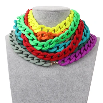 Chunky Acrylic Chain Necklace 2