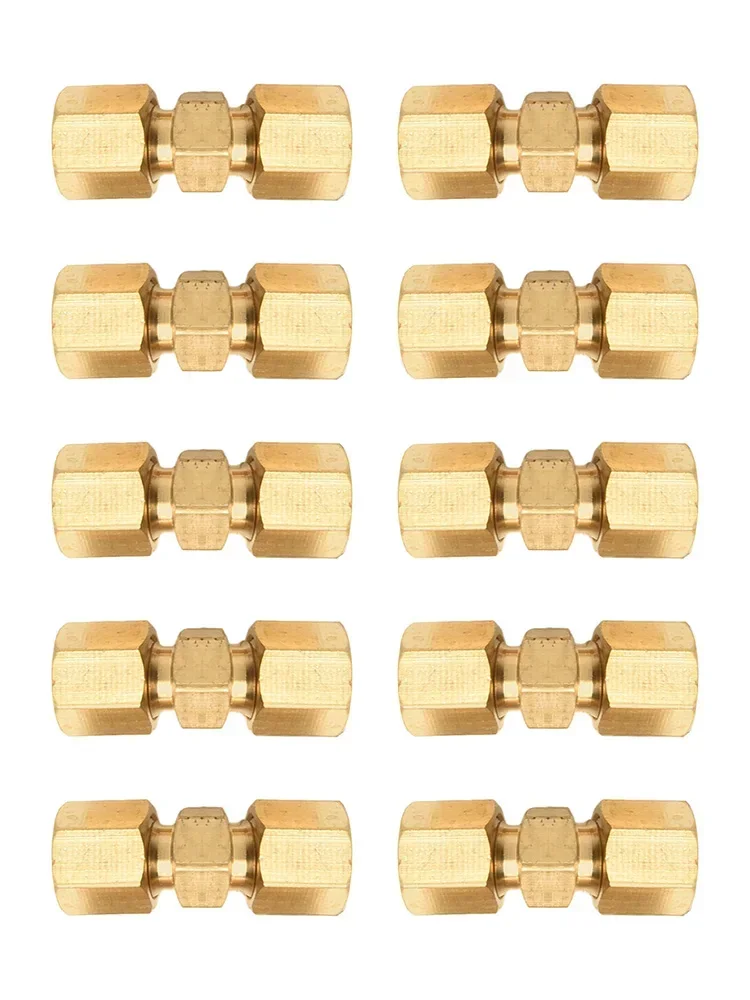 10PCS Universal Brake Line Connector For Brake Line Without Flaring 4.8mm 3/16 " Car Automobiles Accessories Part Set