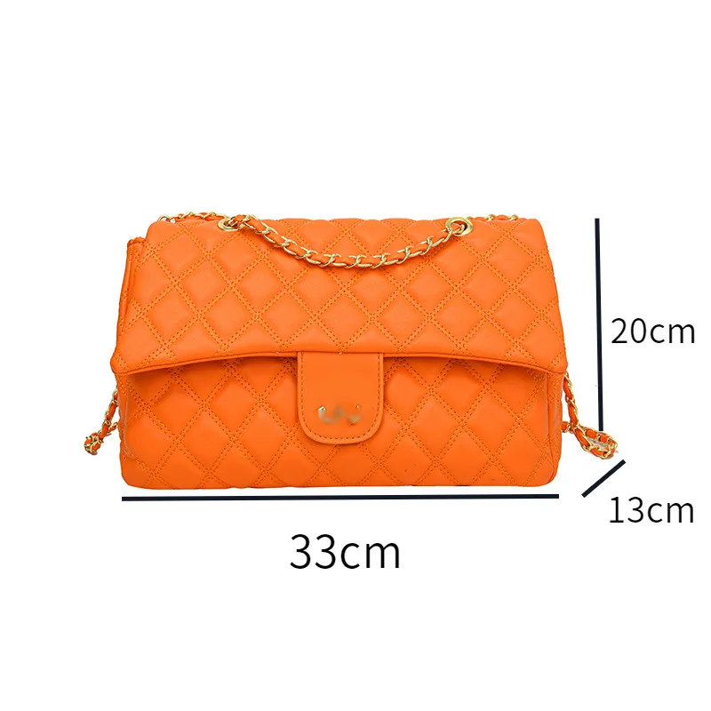 

Tote Bags Women PU Leather Diamond Lattice Handbag Personality Large Capacity Underarm Shoulder Bag Designer Bag Ladies Handbags