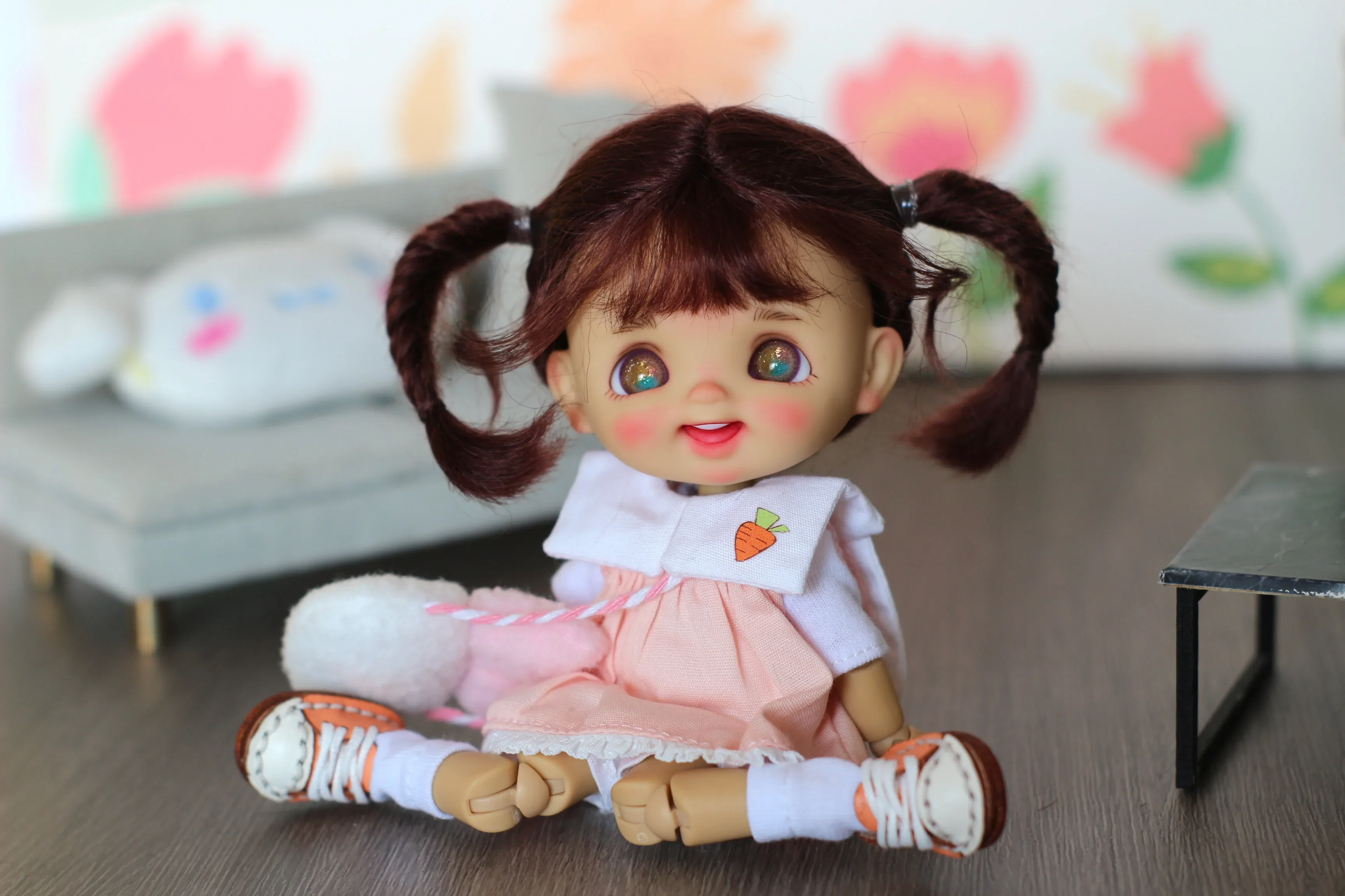 Stodoll OB11 DOLL 1/12 Dark Includes Doll Head and Wig, Clothes, Shoes and Body Bjd Doll Full Set Bjd  Full Set 3