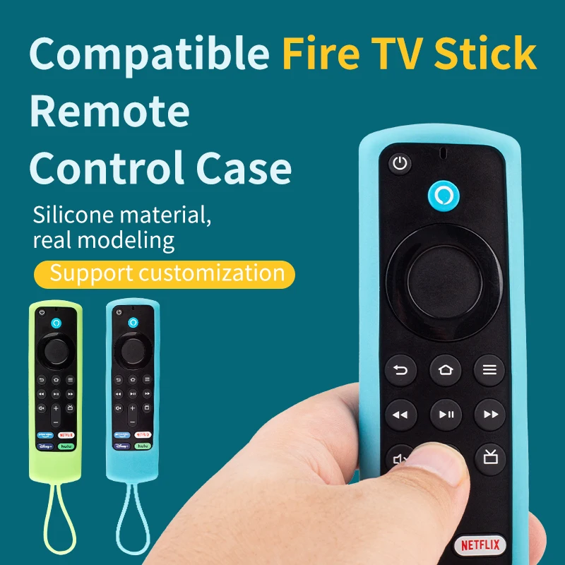 1 PC Silicone Protective Cover Fire TV Stick 4K MAX/ 3rd Gen /4K Remote Control Case Shell