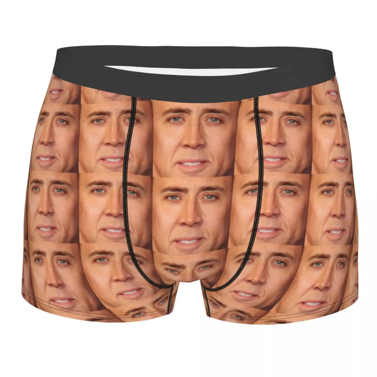 

Humor Boxer Nicolas Cage Face Shorts Panties Briefs Man Underwear Soft Underpants for Homme S-XXL