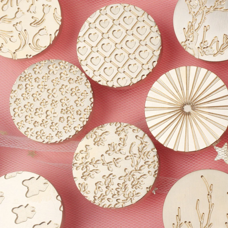Plant Seal Flower Seal Wax Stamp Retro Antique Sealing Wax Scrapbooking Stamps Wedding Decorative Invitation Cards