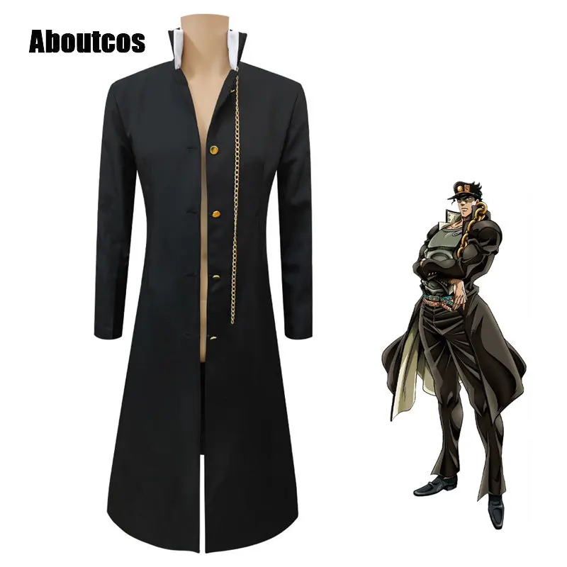 Aboutcos Jojo's Bizarre Adventure Jotaro Kujo Cosplay Costume Anime