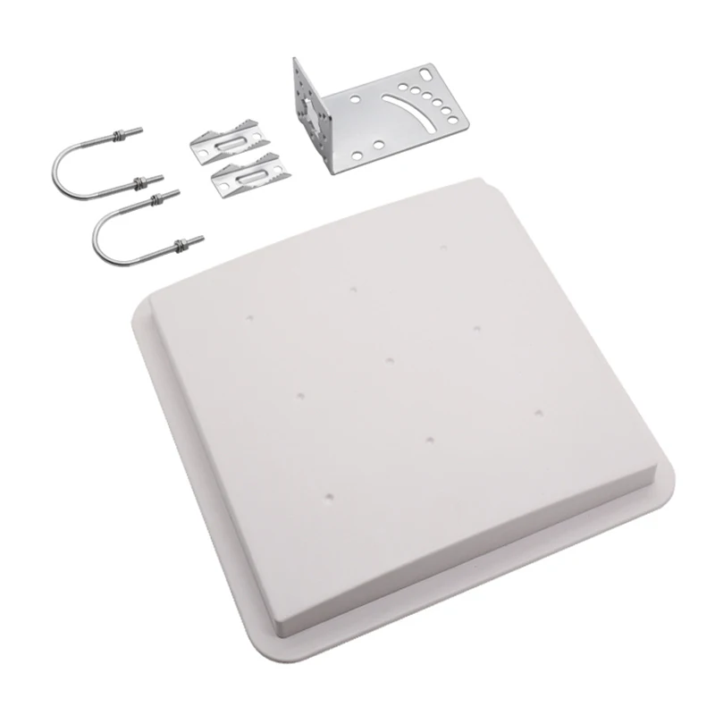 915MHZ RFID Flat Antenna Metal Bracket Outdoor Waterproof 9dBi IoT Ultra High Frequency Directional N Female