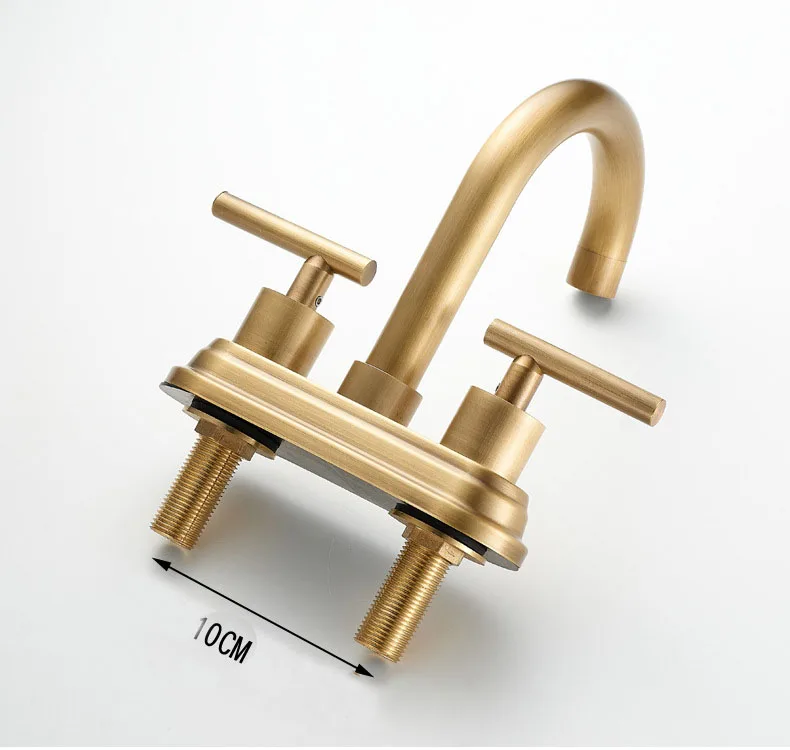 360 Swivel Antique Brass Bathroom Basin Faucet Sink Bathtub Mixer Tap