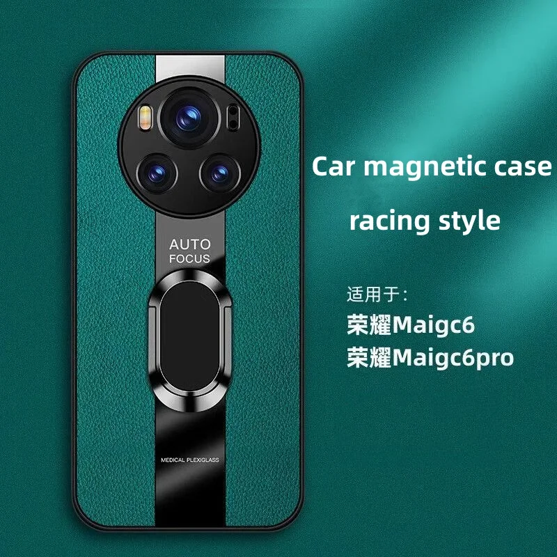 Custodia Con Copriobiettivo Per Honor Magic 6 Pro, Protezione Privacy E Supporto A Cavalletto, TPU Morbido + PC Rigido