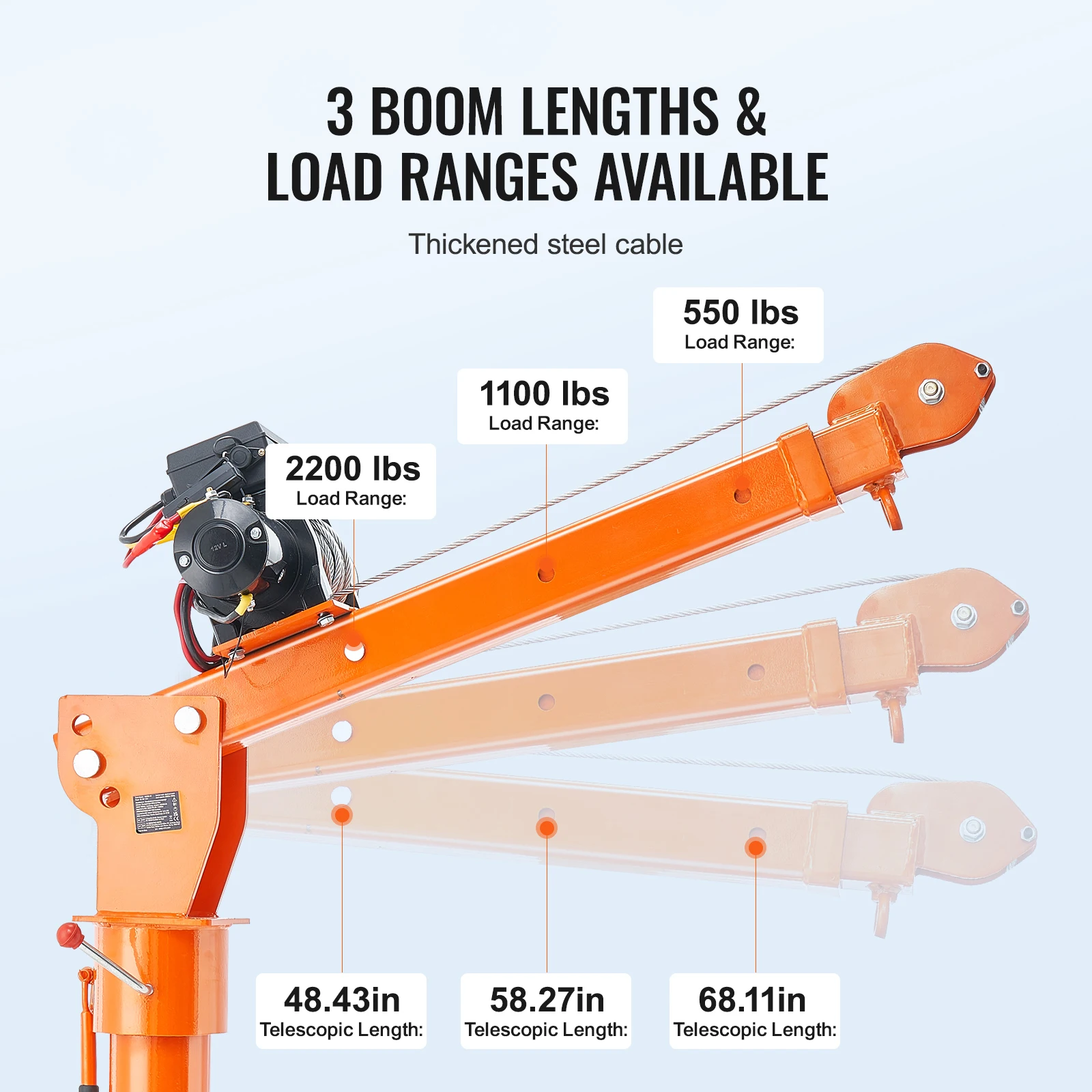 Alloy Steel Electric Hoist Truck Crane with 360 Swivel