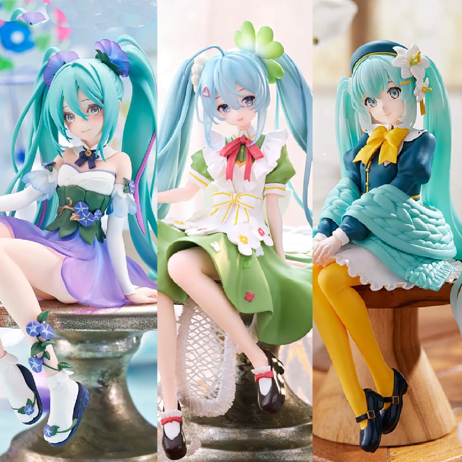 Hatsune Miku Flower Fairy Kawaii Anime Figurine - Charming PVC Collectible Doll