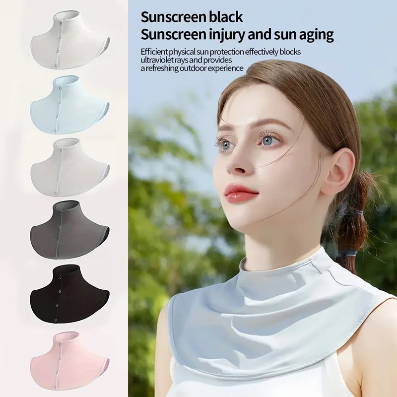 

Summer Sunscreen Scarf For Women Men Ice Silk Riding Scarf Cycling Neck Cover Outdoor Fishing Hiking Neck Tube Breathable Scarf