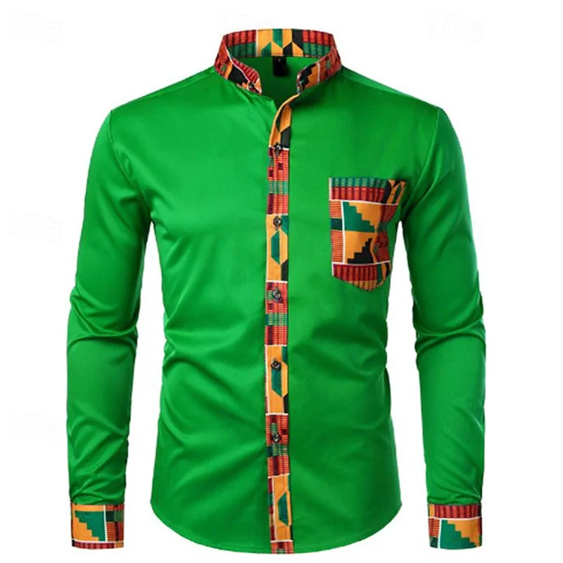 남성용 단추 업 셔츠, 프린트 라펠 셔츠, 일상 휴가 의류, 캐주얼 패션, 편안한 지능형 레저, 여름
