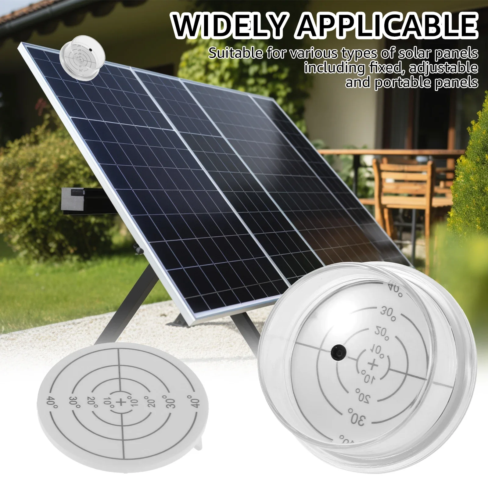 1/2Pcs Solar Angle Guide for Solar Panel 4.5cm Portable Solar Tracker Tool Reusable Solar Angle Finder Multipurpose Solar Track