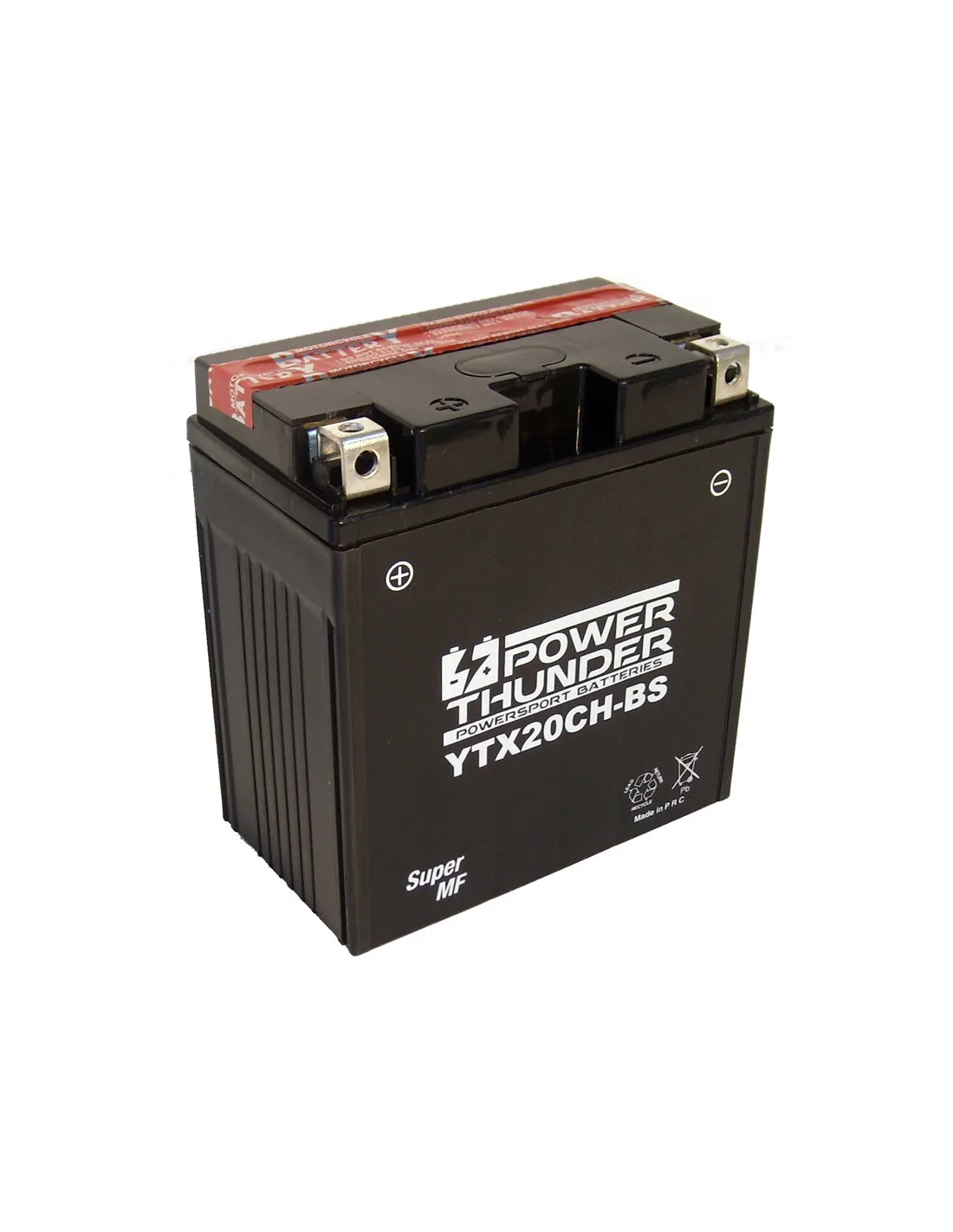 Power Thunder Battery Batterie Ytx20Ch-Bs Power Thunder