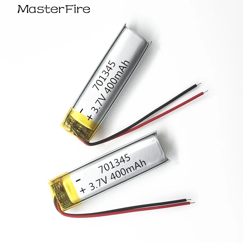 

8pcs/lot 701345 3.7V 400mah Rechargeable Lithium Polymer Battery Cell for Massager LED Light Medical Beauty Device Electric Toys